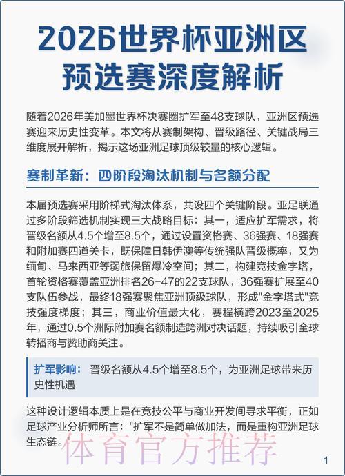 2026年世界杯赛事胜负全面深度解析