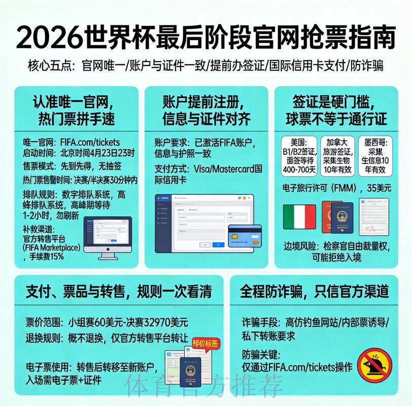 2026世界杯官方正规购票入口推荐指南